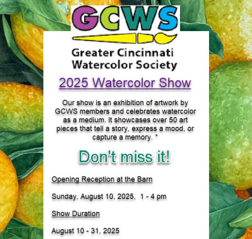 GCWS show flyer